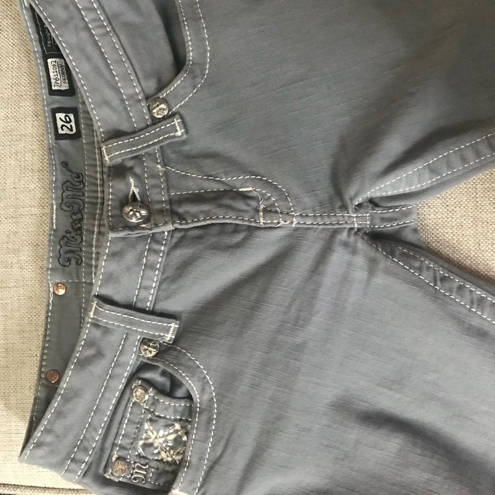 Miss me greyish/blue skinny jeans